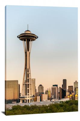 Space Needle Observation Tower, 2019 - Canvas Wrap