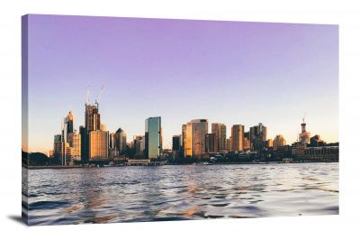 Sydney Skyline, 2019 - Canvas Wrap