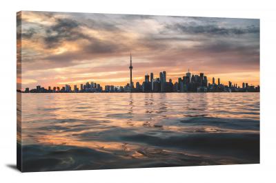 Toronto Water, 2017 - Canvas Wrap