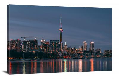 Toronto City Skyline, 2019 - Canvas Wrap