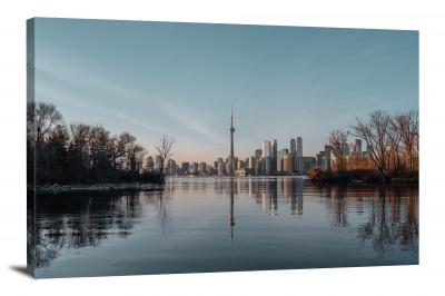 City Across the Water, 2020 - Canvas Wrap