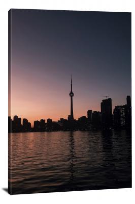 Toronto Sunset, 2018 - Canvas Wrap