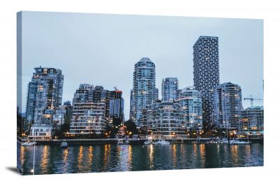 Vancouver Waterfront Property, 2020 - Canvas Wrap