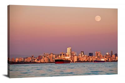 Sunset in Vancouver, 2018 - Canvas Wrap