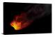 Flaming Asteroid, 2018 - Canvas Wrap