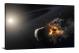 Collision Illustration in the Fomalhaut Star System, 2020 - Canvas Wrap