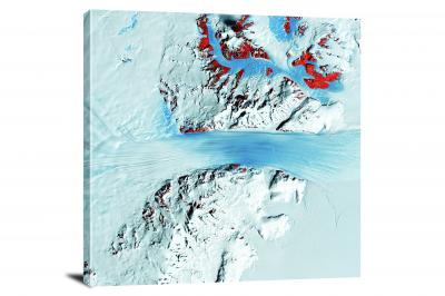 Byrd Glacier in Antarctica, 2020 - Canvas Wrap