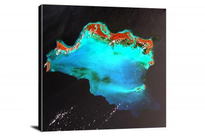 Caicos Islands in Turks and Caicos Islands, 2020 - Canvas Wrap