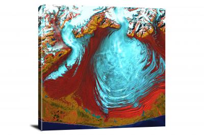 Malaspina Glacier in Alaska, 2020 - Canvas Wrap