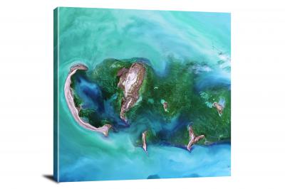 Tyuleniy Archipelago in Kazakhstan, 2020 - Canvas Wrap