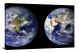 Two Views of Earth, 2012 - Canvas Wrap