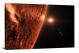 Trappist-1 Planetary System Closeup, 2017 - Canvas Wrap