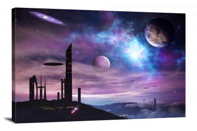 Space City, 2020 - Canvas Wrap