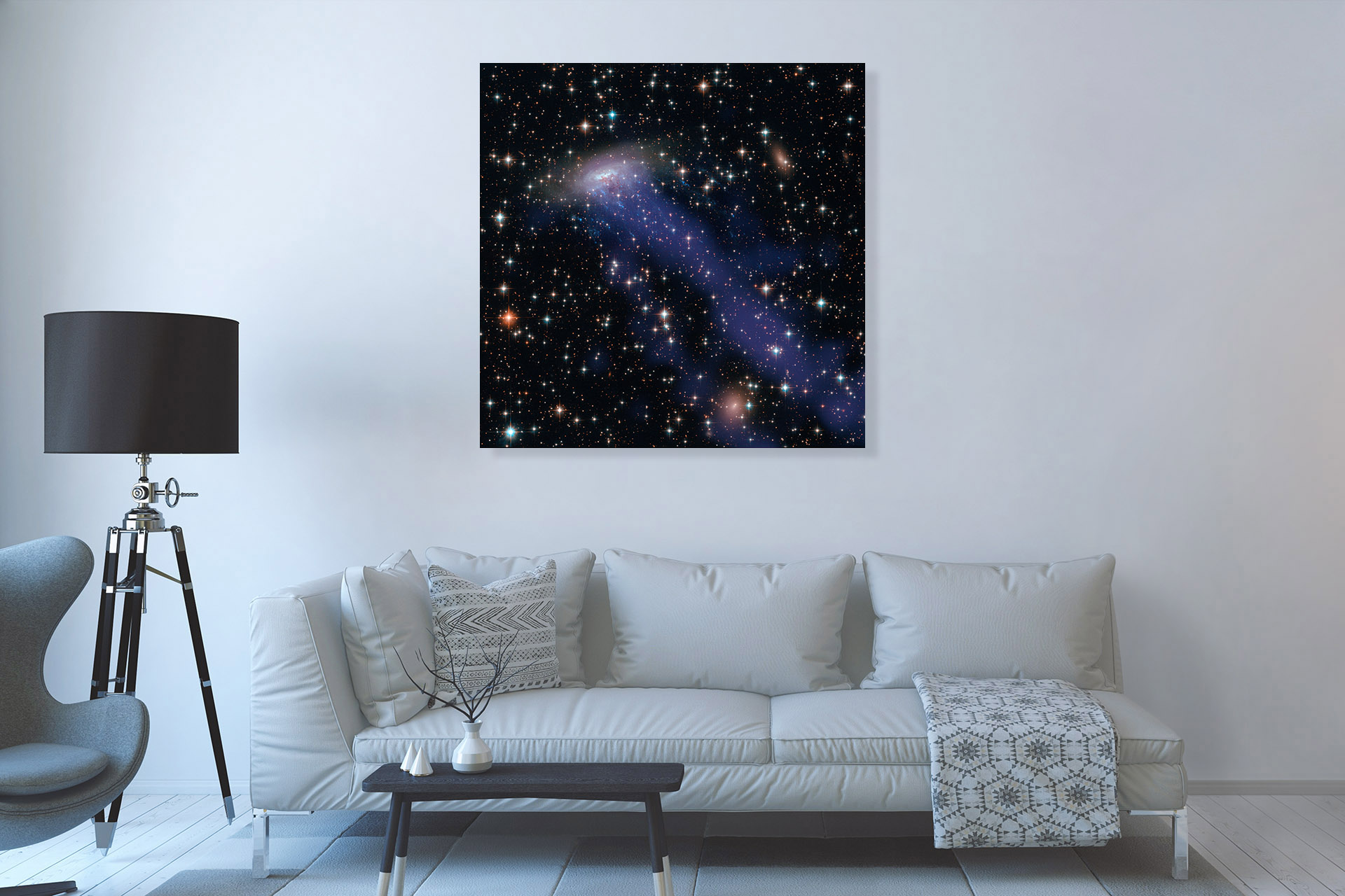 Galaxy Eso 137-001 (visible And X-ray), 2019 - Canvas Wrap