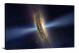 Mysterious Light Beams from Active Galaxy, 2020 - Canvas Wrap