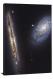 Spiral Galaxy Pair NGC 4302 and NGC 4298 , 2017 - Canvas Wrap