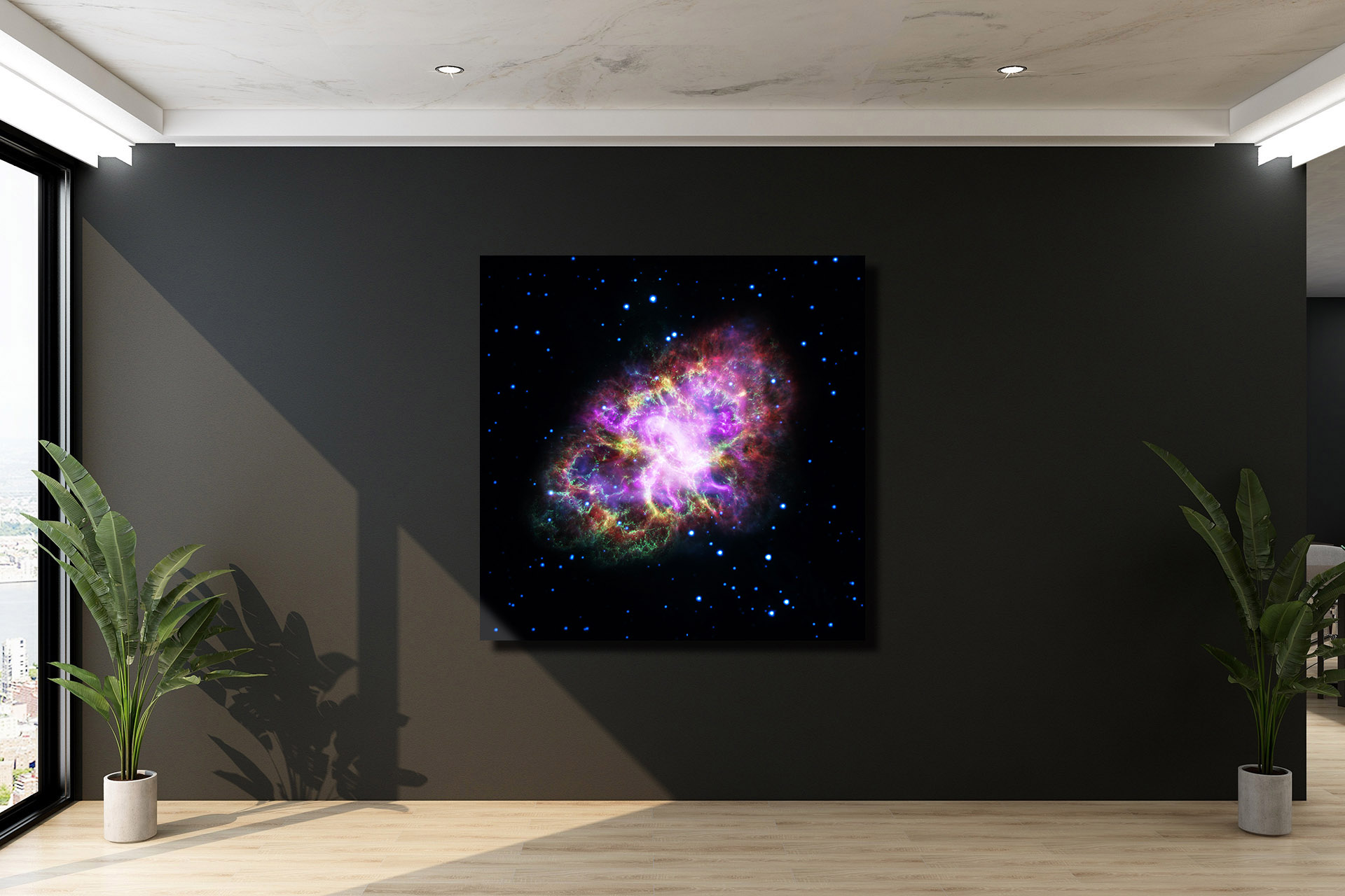 Multiwavelength Crab Nebula, 2017 - Canvas Wrap