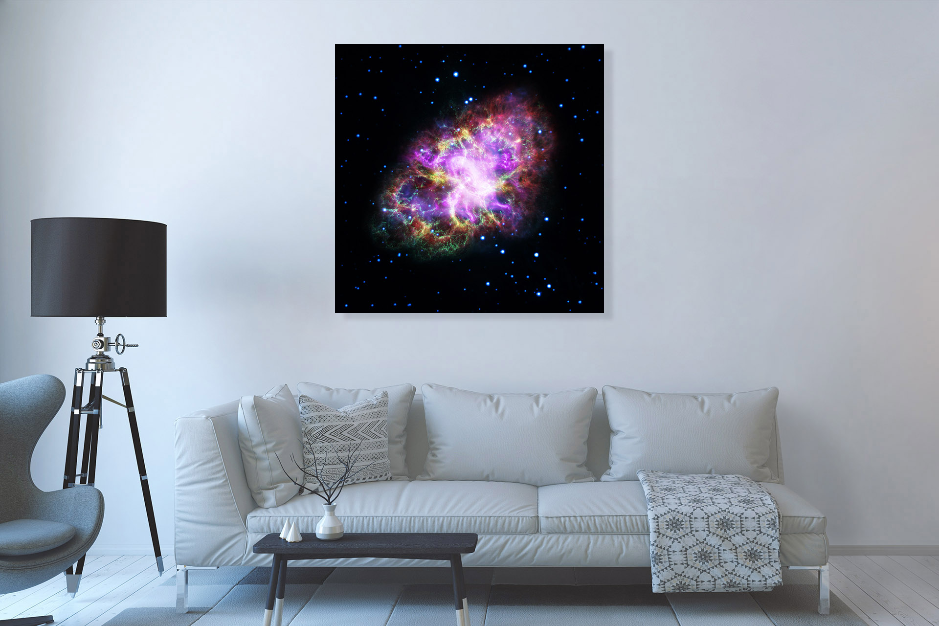 Multiwavelength Crab Nebula, 2017 - Canvas Wrap