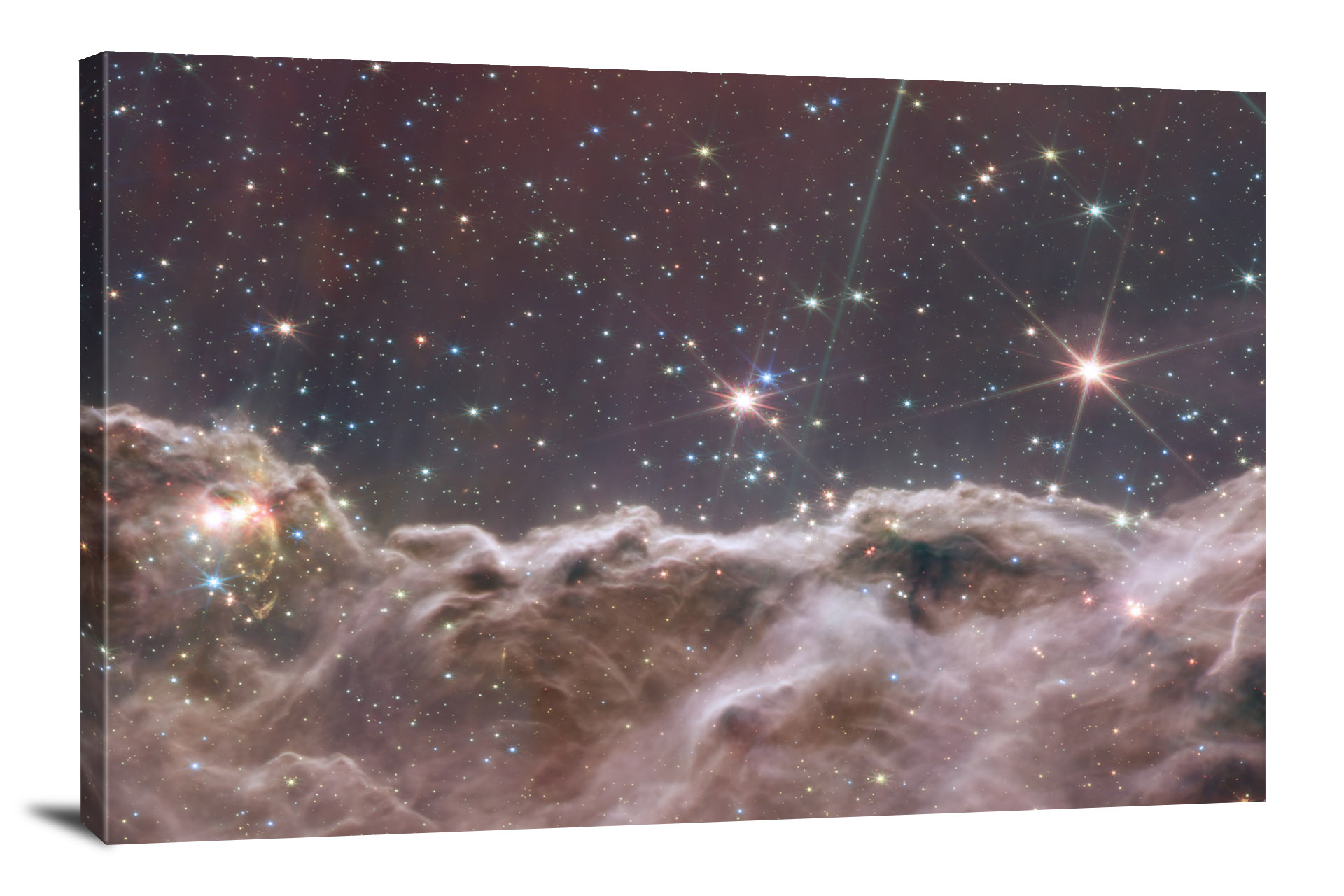 Cosmic Cliffs in Carina Nebula-NIRCam and MIRI Composite-Right, 2022 ...