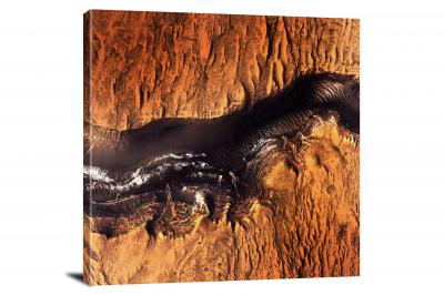 Gale Crater Natural,  - Canvas Wrap