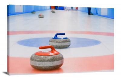 Curling Stones, 2021 - Canvas Wrap