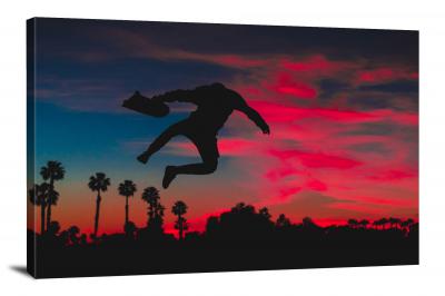 Sunset Floating, 2018 - Canvas Wrap