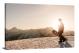 Snowboarding at Sunset, 2021 - Canvas Wrap