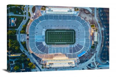 Notre Dame Stadium from Above, 2017 - Canvas Wrap