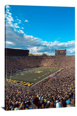 Michigan Stadium in Play, 2022 - Canvas Wrap