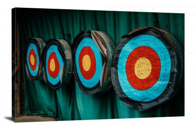 Targets Riddled with Holes, 2022 - Canvas Wrap