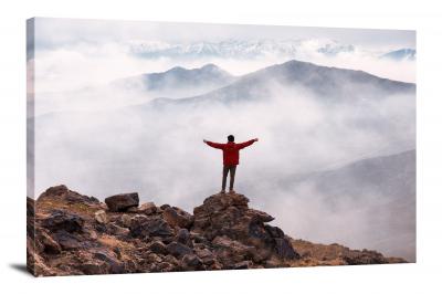 Reaching the Summit, 2020 - Canvas Wrap