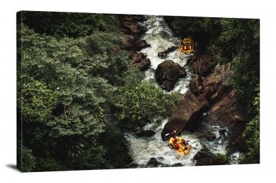 White Water Rafting, 2017 - Canvas Wrap