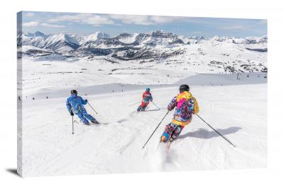 Ski Mountain, 2020 - Canvas Wrap