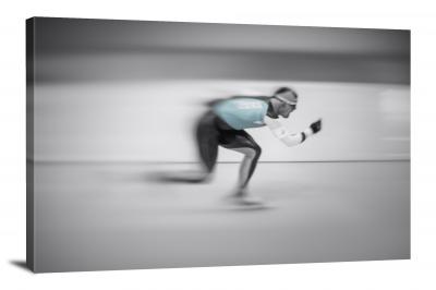 Speed Skater, 2020 - Canvas Wrap