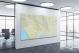 Custom Topography Map Canvas Wrap: National Geographic Style1