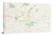 Custom Topography Map Canvas Wrap: Open Streets Style4