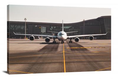 Plane at the Airport, 2019 - Canvas Wrap