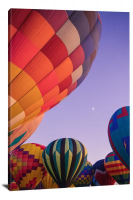Purple Skies and Balloons, 2019 - Canvas Wrap