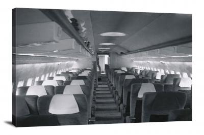 Plane Interior, 1959 - Canvas Wrap