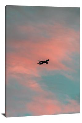 Plane in the Sky, 2019 - Canvas Wrap