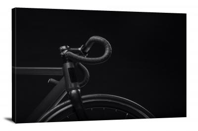 Black Studio Bike, 2017 - Canvas Wrap