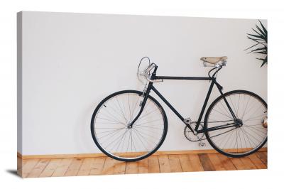 Wood Floor Bicycle, 2015 - Canvas Wrap