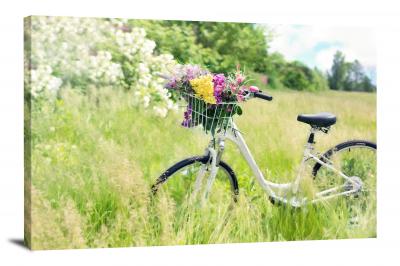 Flower Bicycle, 2015 - Canvas Wrap