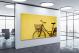 Yellow Wall Bicycle, 2018 - Canvas Wrap1