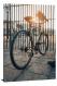 Bike by a Fence, 2020 - Canvas Wrap