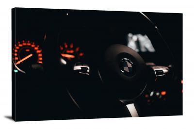 BMW 320i F30 Steering Wheel, 2020 - Canvas Wrap