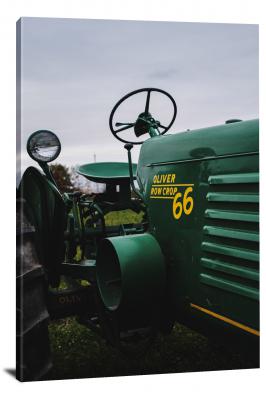 Oliver Row Crop 66 Tractor, 2020 - Canvas Wrap