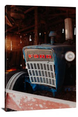 Old Ford Tractor, 2020 - Canvas Wrap