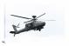 B&W Helicopter, 2019 - Canvas Wrap