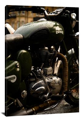 Motorcycle Engine, 2020 - Canvas Wrap